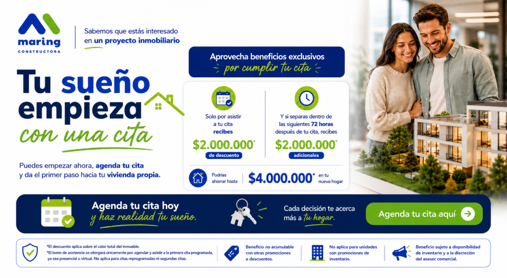Tu sueño comienza con una cita